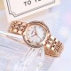 Женские наручные часы Skmei 1979RG Rose Gold с минеральным стеклом и металлическим браслетом