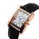 Жіночий класичний годинник Skmei 1085BK Black зі шкіряним ремінцем та мінеральним склом