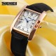 Жіночий класичний годинник Skmei 1085BK Black зі шкіряним ремінцем та мінеральним склом