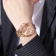 Жіночий годинник Skmei 1897RG Rose Gold з хронографом та металевим браслетом