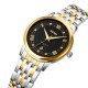 Жіночий годинник Skmei 9272TGDBK-S Gold/Silver-Black класичний з металевим браслетом