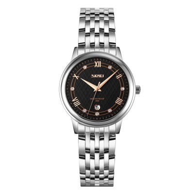 Skmei 9272SIBK-S Silver-Black Lady