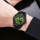 Чоловічий наручний годинник Skmei 9339CMGN Camo Green з камуфляжним циферблатом та нейлоновим ремінцем