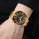 Чоловічий годинник Skmei 9335GDBK Gold-Black з хронографом та календарем