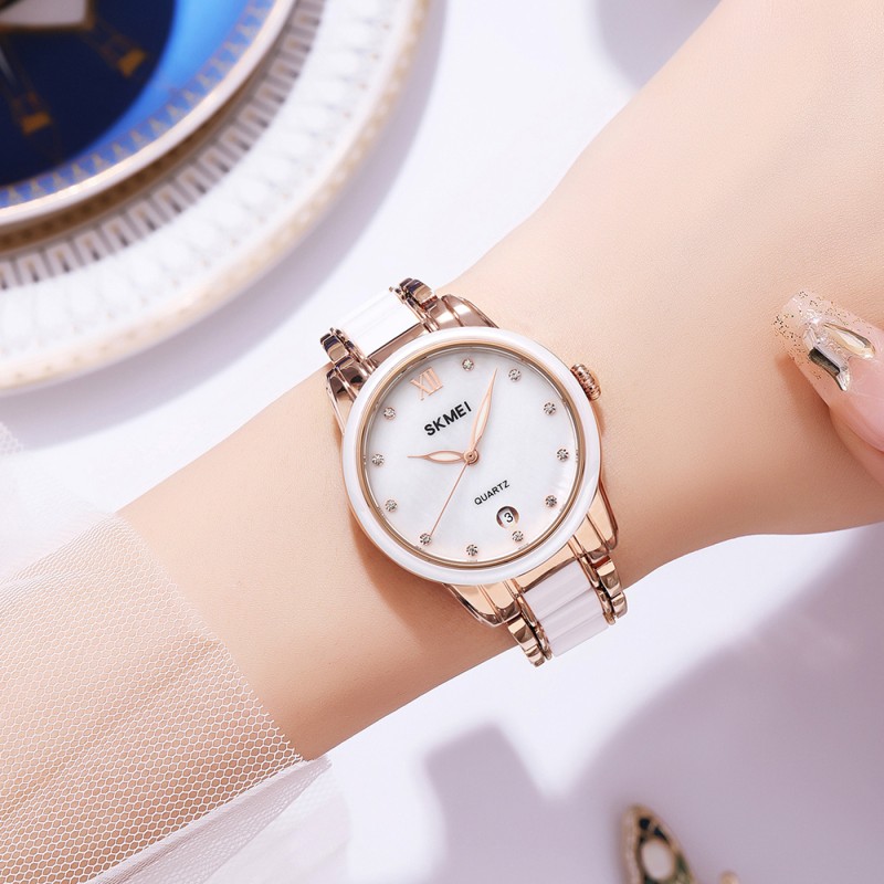 Жіночий годинник Skmei 2175RG Rose Gold у кольорі рожеве золото з мінеральним склом