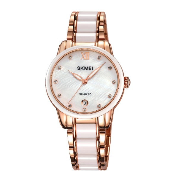 Жіночий годинник Skmei 2175RG Rose Gold у кольорі рожеве золото з мінеральним склом