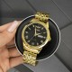 Чоловічий годинник Skmei 2291GDBK Gold-Black з металевим браслетом та мінеральним склом