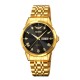 Чоловічий годинник Skmei 2291GDBK Gold-Black з металевим браслетом та мінеральним склом