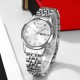 Мужские часы Skmei 2291SIWT Silver-White с металлическим браслетом и отображением даты
