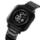 Чоловічий годинник Skmei 2131BK Black з електронним циферблатом та металевим браслетом
