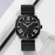 Женские классические часы Skmei 2278BK Black с минеральным стеклом и стальным браслетом