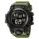 Мужские тактические часы Skmei 2245AG Army Green Arch с электронным циферблатом и подсветкой