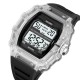 Чоловічий спортивний годинник Skmei 2296WTBK White-Black з електронним циферблатом та захистом 5 ATM