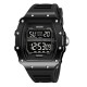Чоловічий спортивний годинник Skmei 2296BTBKBK Bright Black з електронним циферблатом та підсвіткою