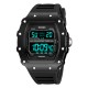 Чоловічий годинник Skmei 2296MTBKBK Matte Black спортивний з електронним циферблатом та підсвічуванням