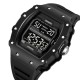 Чоловічий годинник Skmei 2296MTBKBK Matte Black спортивний з електронним циферблатом та підсвічуванням