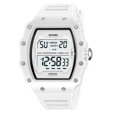 Skmei 2296WT White STOPPED