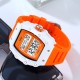 Мужские спортивные часы Skmei 2296OG Orange STOPPED с электронным циферблатом и подсветкой