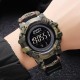 Чоловічий тактичний годинник Skmei 1384NCMAG Camo Green з компасом та паракордовим ремінцем