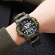Чоловічий тактичний годинник Skmei 1283NCMAG Camo Green з компасом та паракордовим ремінцем
