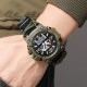 Мужские тактические часы Skmei 1283NAG Army Green с компасом и паракордовым ремешком
