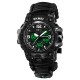 Мужские тактические часы Skmei 1155BNBK Black с паракордовым ремешком и подсветкой