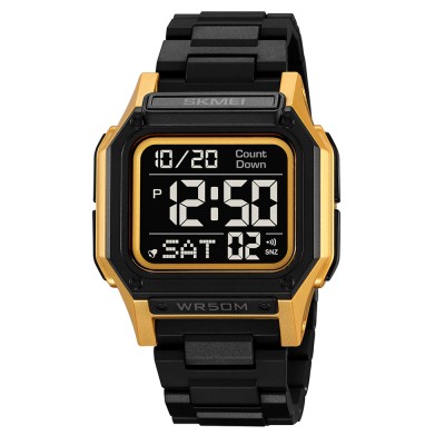 Skmei 2264BKGDBK Black-Gold-Black STOPPED