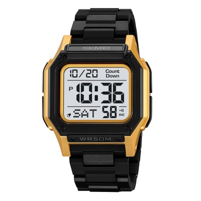 Skmei 2264BKGDWT Black-Gold-White STOPPED