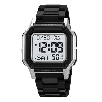 Skmei 2264SIWT Black-Silver-White