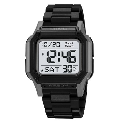 Skmei 2264GYWT Black-Grey-White