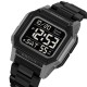 Чоловічий спортивний годинник Skmei 2264GYBK Black-Grey-Black з електронним циферблатом та водонепроникністю 5 ATM