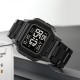 Чоловічий спортивний годинник Skmei 2264GYBK Black-Grey-Black з електронним циферблатом та водонепроникністю 5 ATM