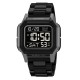Чоловічий спортивний годинник Skmei 2264GYBK Black-Grey-Black з електронним циферблатом та водонепроникністю 5 ATM