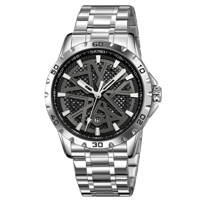 Skmei 9337SIBK Silver-Black STOPPED