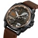 Чоловічий класичний годинник Skmei 2289BKBN Black-Brown з мінеральним склом та шкіряним ремінцем