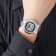 Чоловічий наручний годинник Skmei 2004SIWT Silver-White з електронним циферблатом та металевим браслетом