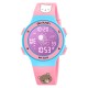 Дитячий спортивний годинник Skmei 2267BR Little Bear Pink-Blue з електронним циферблатом та підсвічуванням