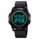 Мужские спортивные часы Skmei 2378BKBK Black с электронным циферблатом и водозащитой 5 ATM