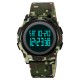 Мужские спортивные часы Skmei 2378CMAG Camo Army Green с электронным циферблатом и защитой 5 ATM
