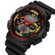 Чоловічий спортивний годинник Skmei 2118BKRD Black-Red з комбінованим циферблатом та підсвічуванням