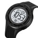 Чоловічий тактичний годинник Skmei 2155BKWT Black-White з електронним циферблатом та підсвіткою
