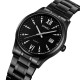 Чоловічий годинник Skmei 2158BKBK All Black з металевим браслетом та мінеральним склом