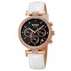Жіночий годинник Skmei 2089RGWT Rose Gold-White з хронографом та шкіряним ремінцем