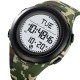 Мужские спортивные часы Skmei 2166CMGN Army Green Camouflage с компасом и шагомером
