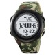 Мужские спортивные часы Skmei 2166CMGN Army Green Camouflage с компасом и шагомером