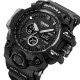 Мужские тактические часы Skmei 2197BK Black с комбинированным циферблатом и водозащитой 5 ATM