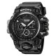Мужские тактические часы Skmei 2197BK Black с комбинированным циферблатом и водозащитой 5 ATM