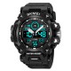 Мужские спортивные часы Skmei 2226BK Black с комбинированным циферблатом и подсветкой