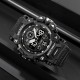 Мужские спортивные часы Skmei 2226BK Black с комбинированным циферблатом и подсветкой