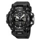 Мужские спортивные часы Skmei 2226BK Black с комбинированным циферблатом и подсветкой
